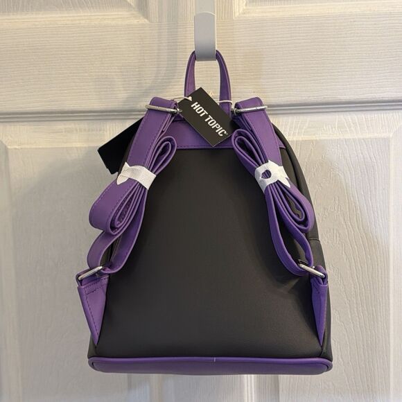 Disney Loungefly Villains Mini Backpack Maleficent Ursula Scar Roses Black NWT main image 9